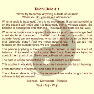 Tai Chi Rule1 Never Control Anything Outside You (fr Tai Chi Life Center in fb)